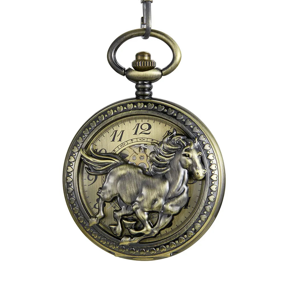 Vintage Hollow Animal Pocket Watch