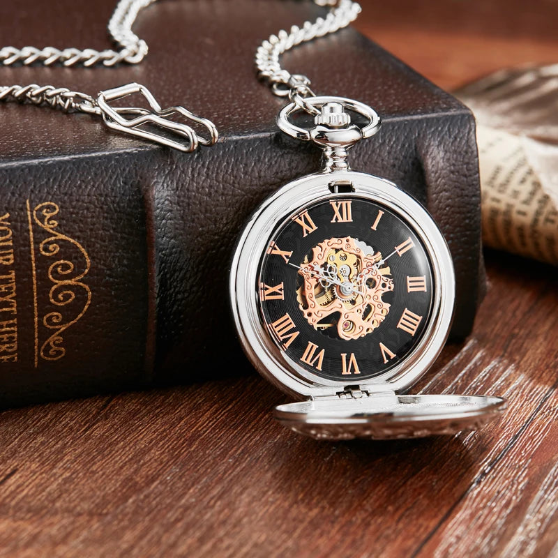 Red Cross Mechanical Pocket Watch
