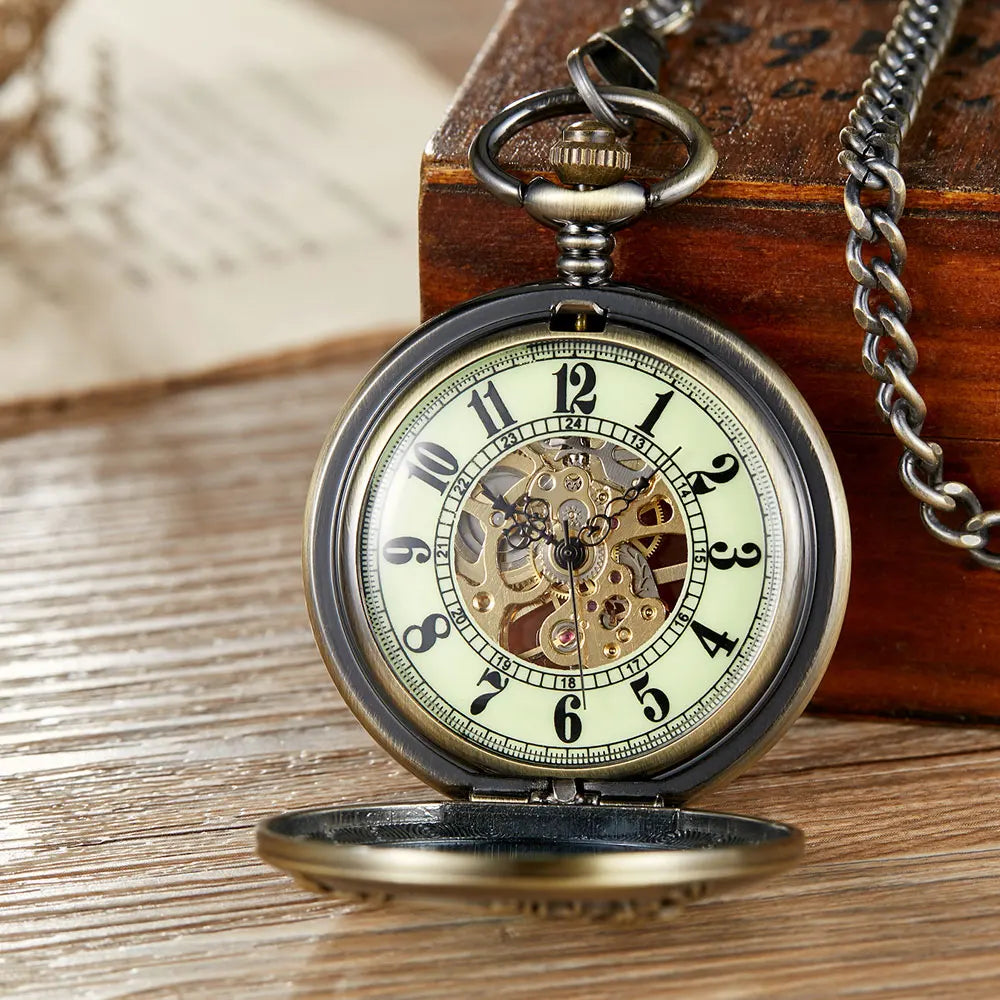 Vintage Hollow Animal Pocket Watch