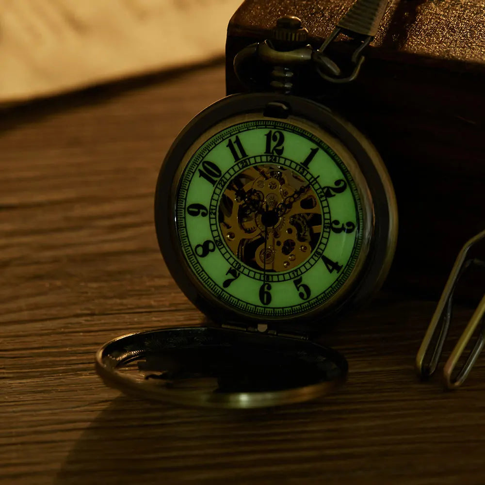 Vintage Hollow Animal Pocket Watch