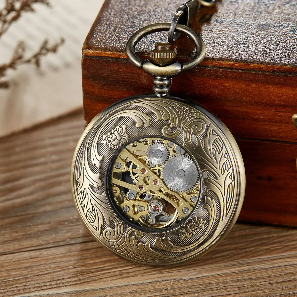 Vintage Hollow Animal Pocket Watch