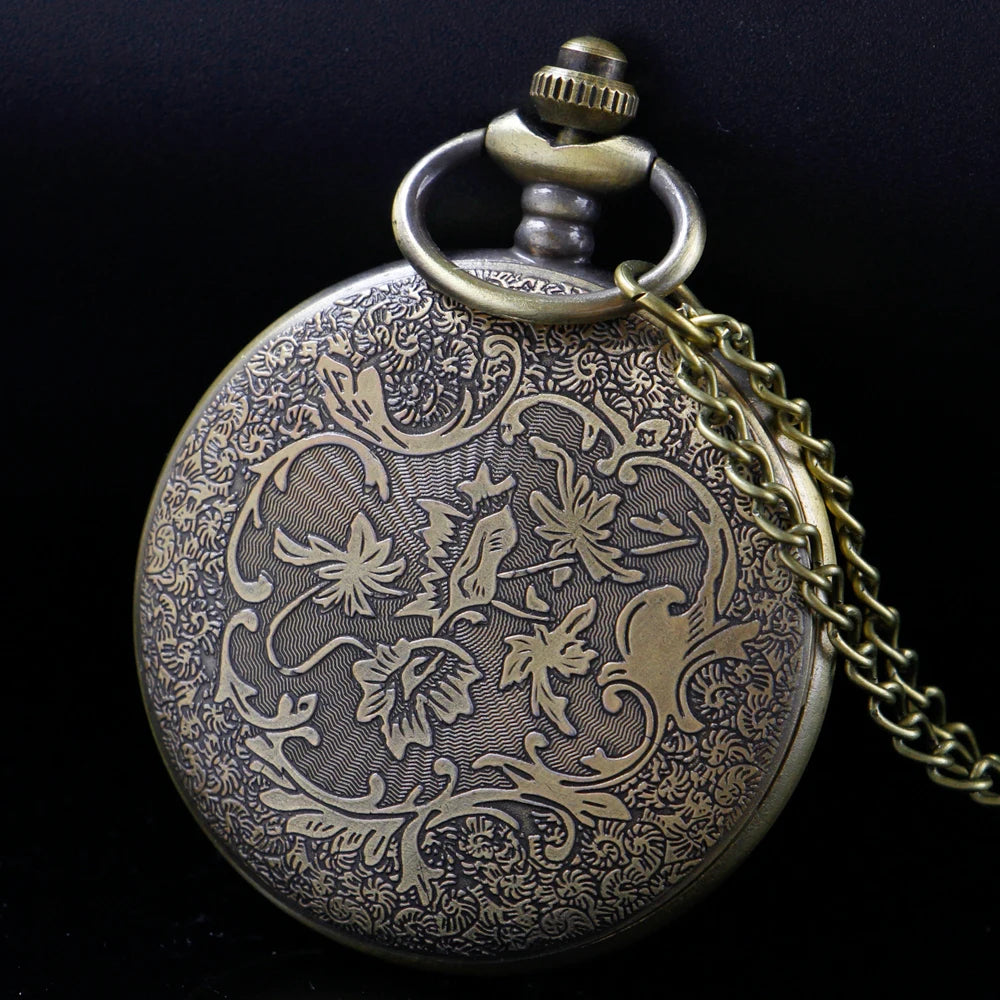 Flying Dragon Hollow Pocket Watch