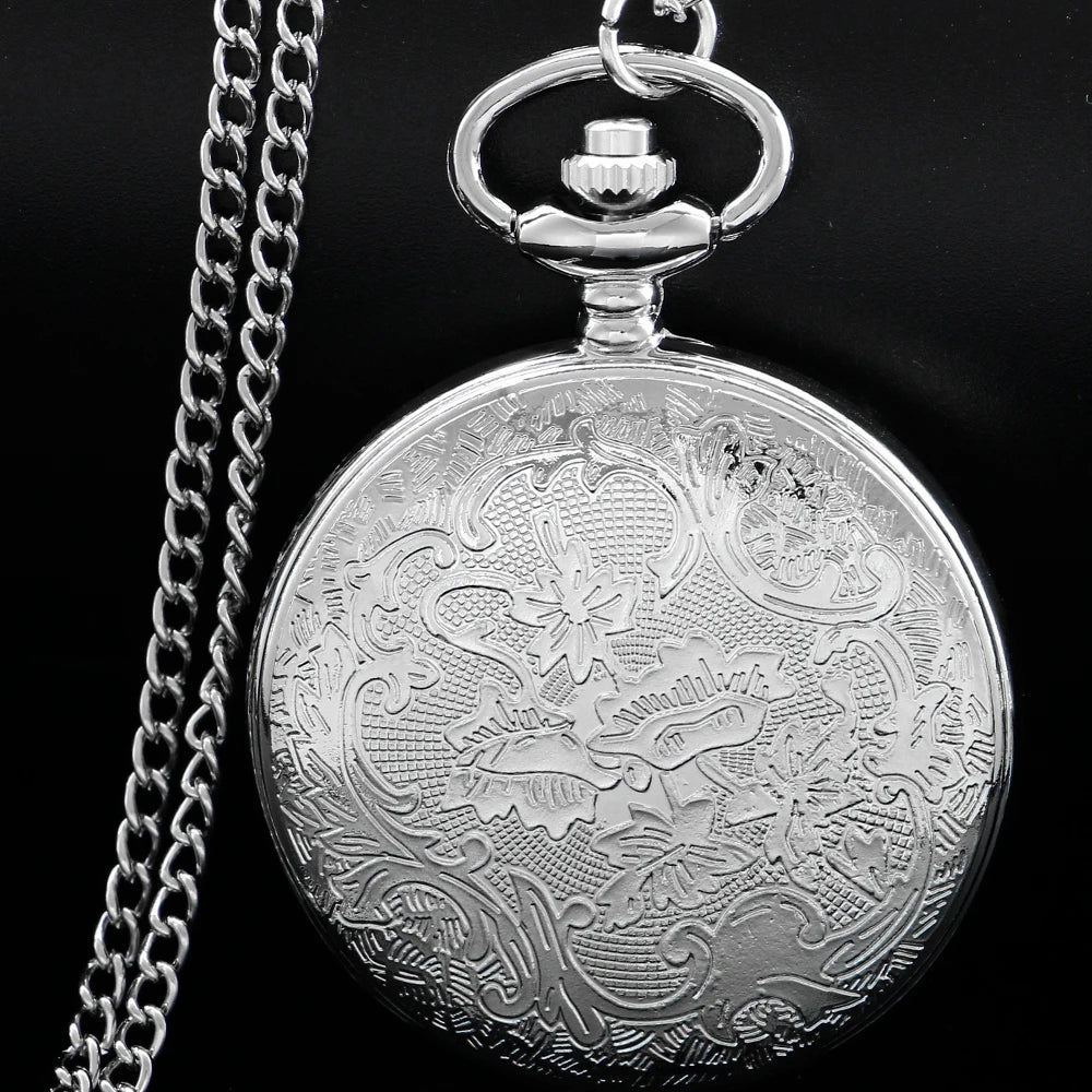 Flying Dragon Hollow Pocket Watch