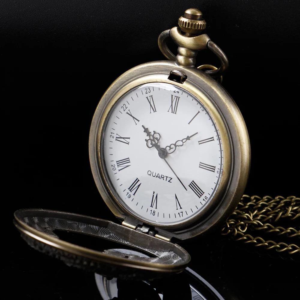Flying Dragon Hollow Pocket Watch
